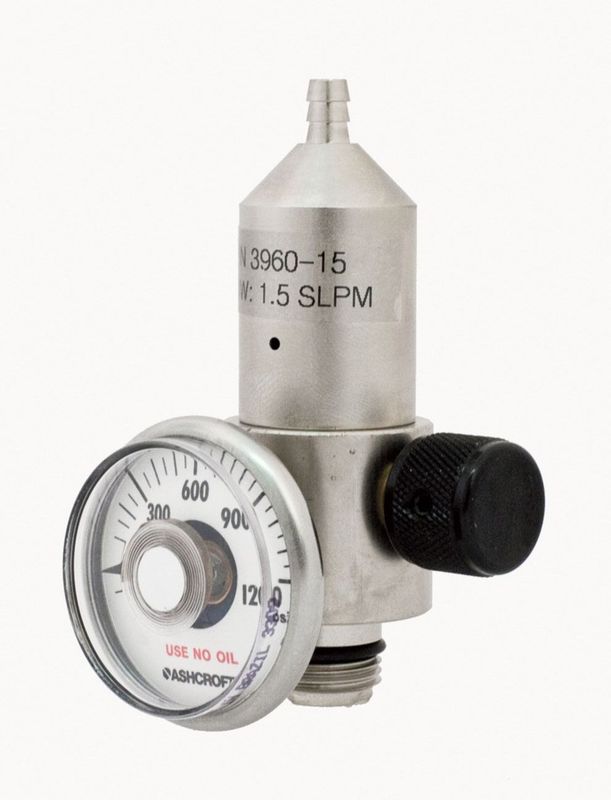 Gas Controls for Disposable Cylinders Series 3960 - Fixed Flow Regulator for Non-Corrosive Gases