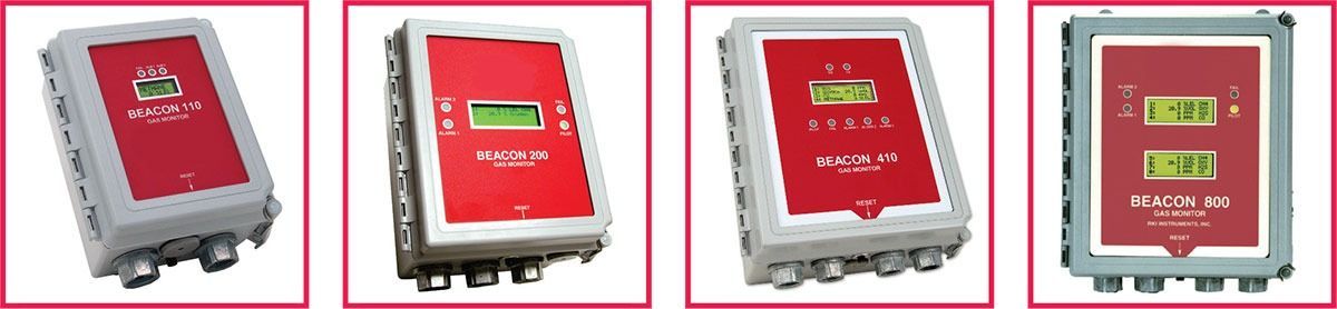 Gas Detection Systems Fixed Installation Type - Beacon 110, Beacon 200, Beacon 400, and Beacon 800