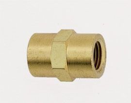 Female Hex Coupling (for connecting male pipe threads)