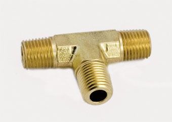 Male Tee (for connecting male pipe threads in a "T" configuration)