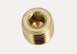 Hollow Hex Pipe Plug (to plug a female pipe thread)