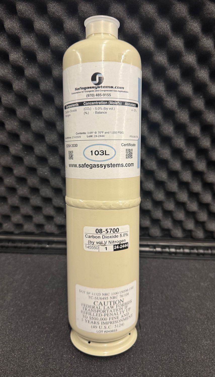 Carbon Dioxide (CO2) 5.0%