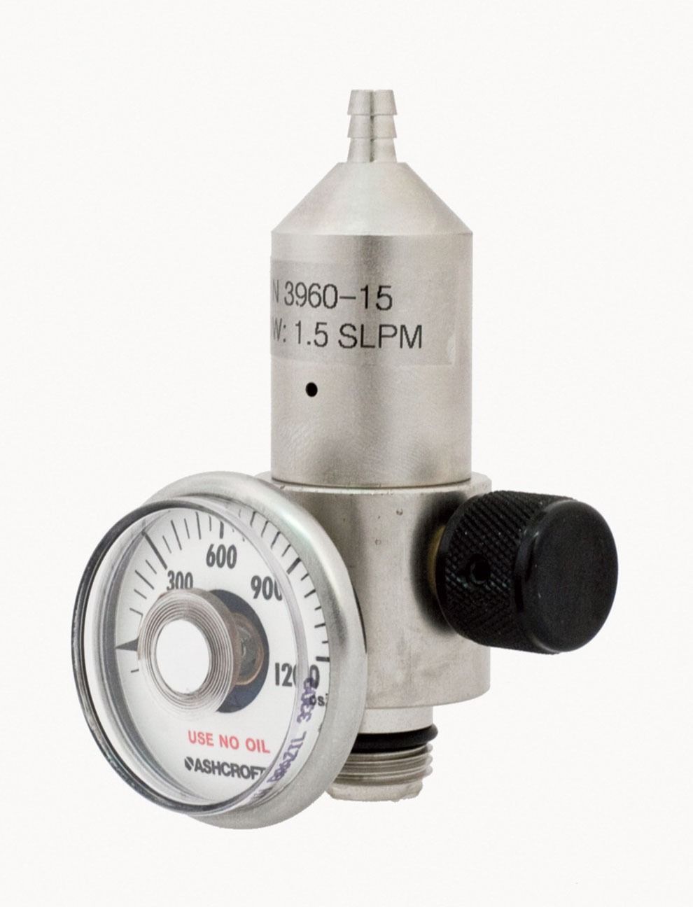 Gas Controls for Disposable Cylinders Series 3960 - Fixed Flow Regulator for Non-Corrosive Gases