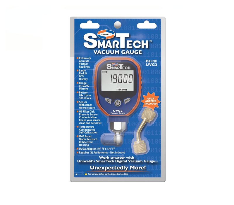 Uniweld UVG2 SmarTech Vacuum Gauge & Adapter