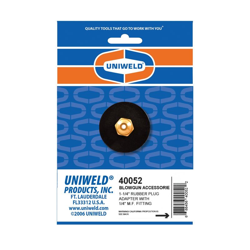 Rubber Plug Adapter – 1-1/4"