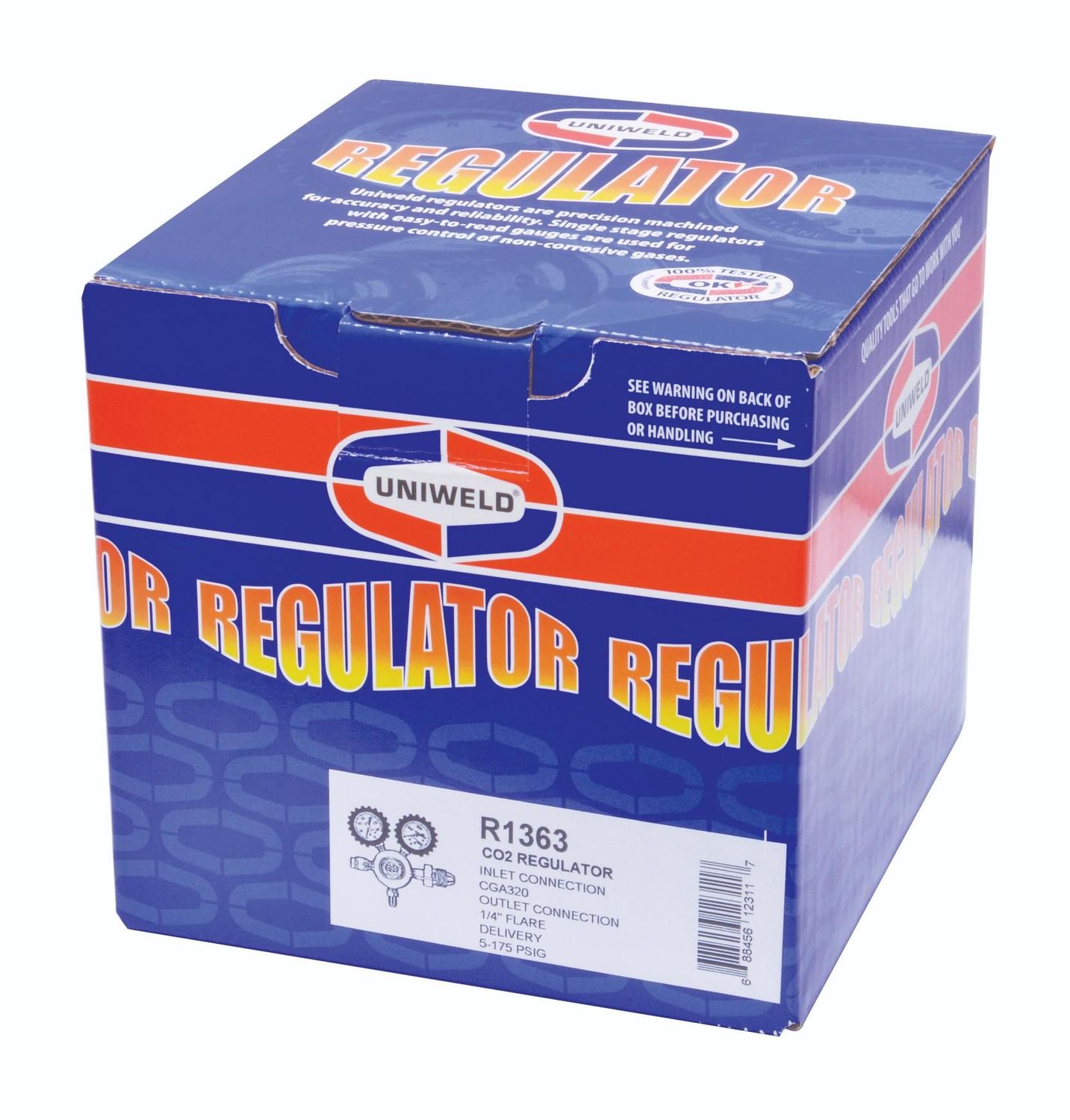 Specialty CO₂ Regulator w/ Gauge Boots (2–12 PSIG) R1363