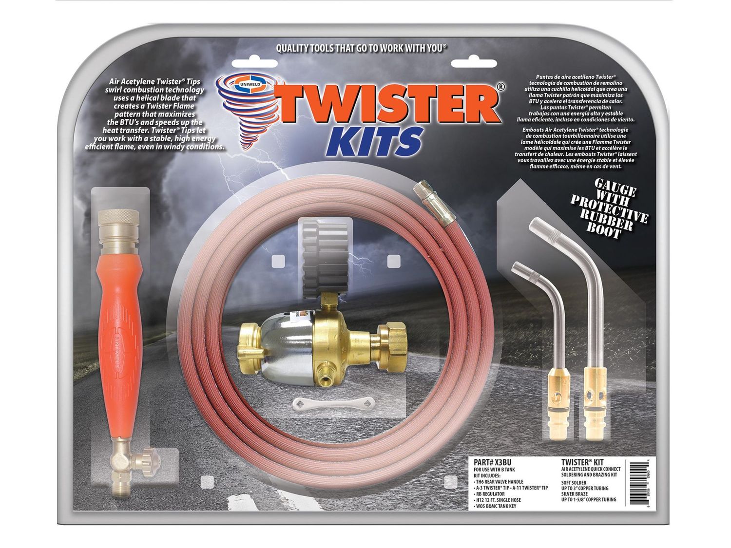 Uniweld X3BUB Twister Kit – Quick Connect #X3BU