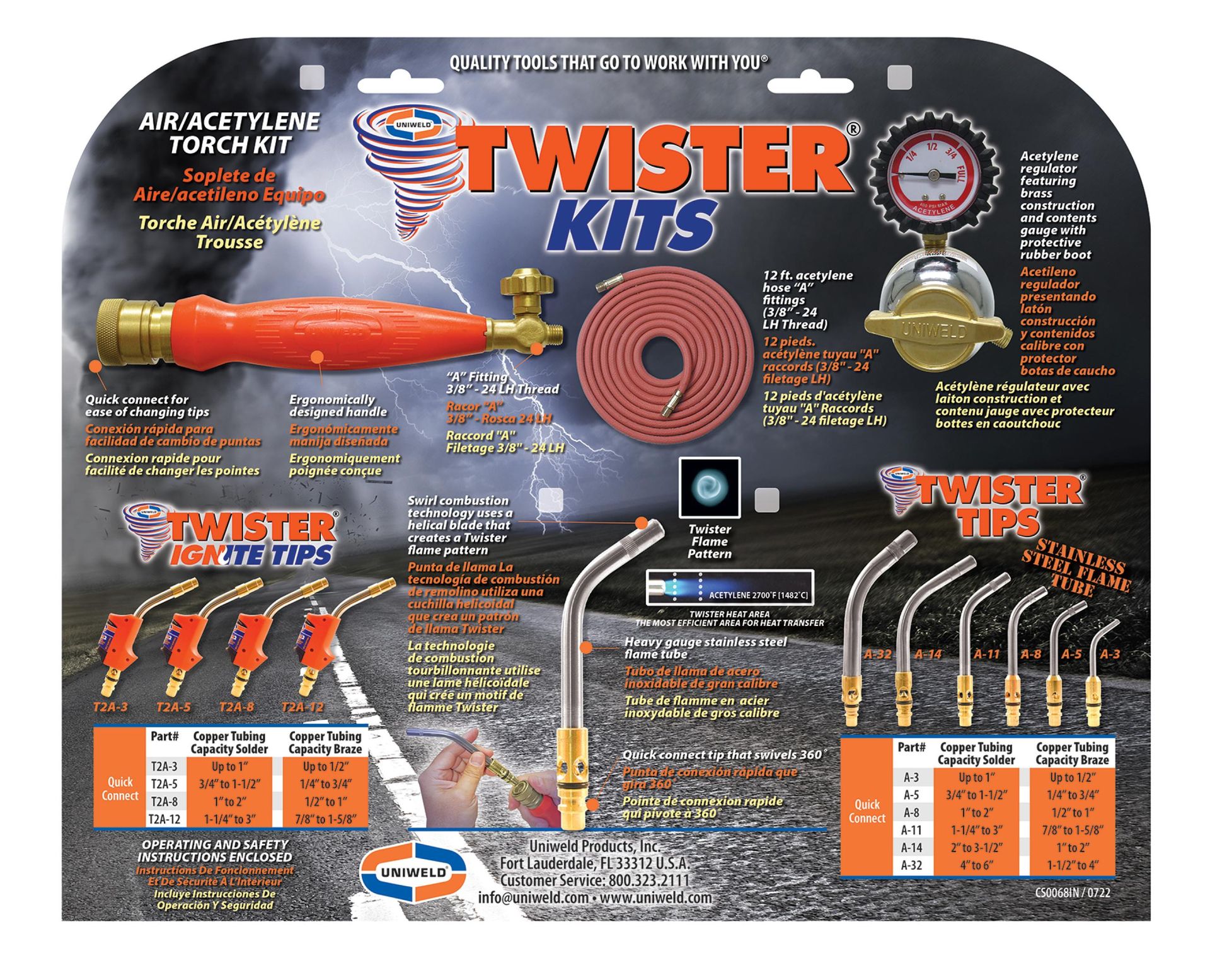 Uniweld X3BUB Twister Kit – Quick Connect #X3BU