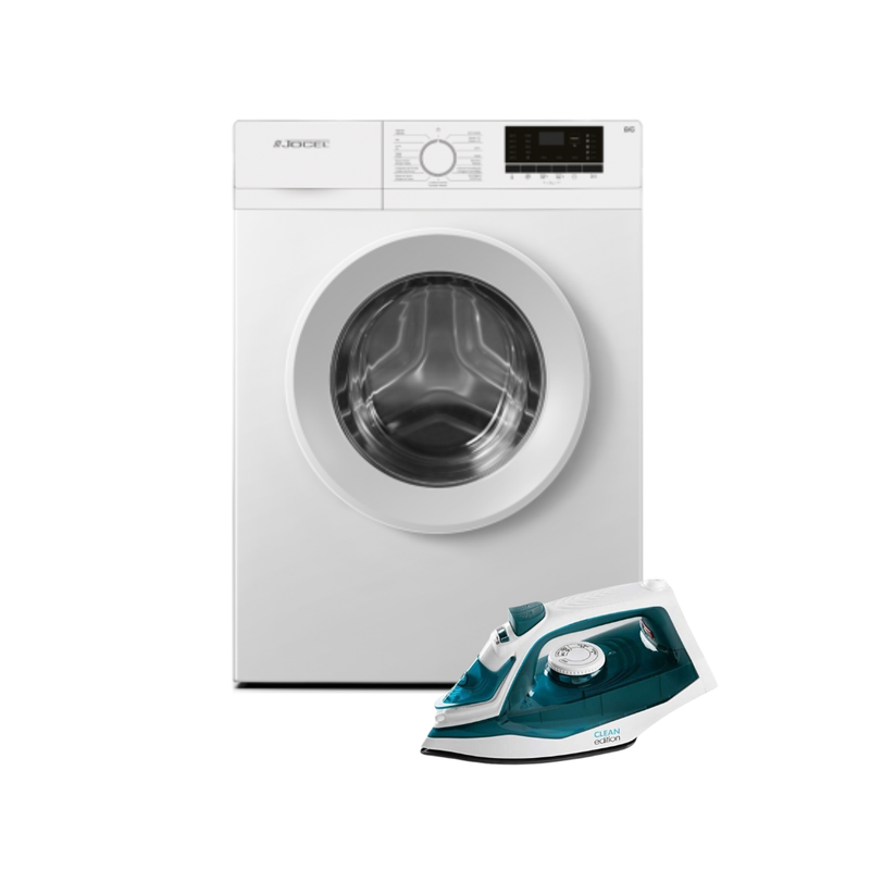 Máquina de Lavar 6kg Jocel + Ferro de Engomar