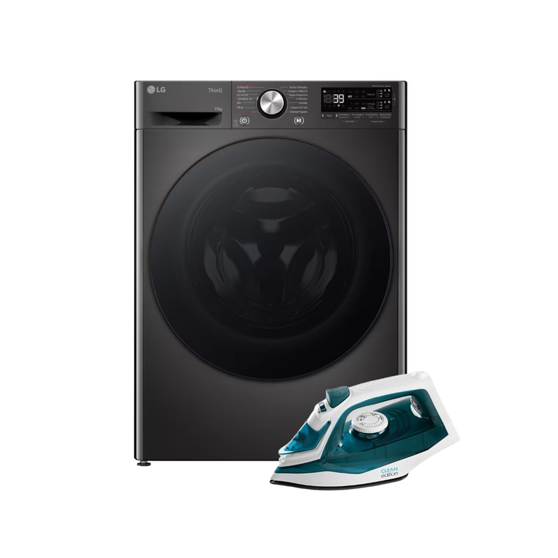 Máquina de Lavar 10kg Lg + Ferro de Engomar