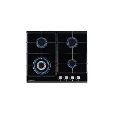 Placa de Encastrar Gás Jocel Preto