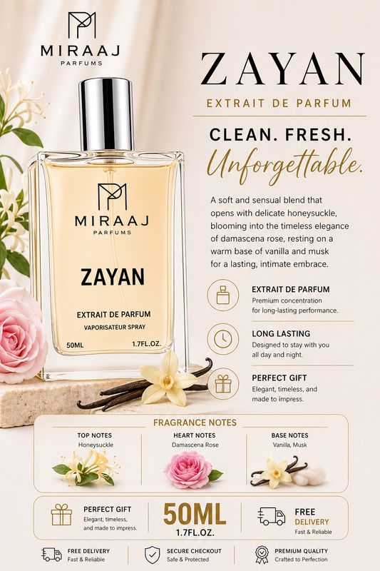 Zayan inspired by Golden Dust 50ml - Extrait De Parfum (Long Lasting)