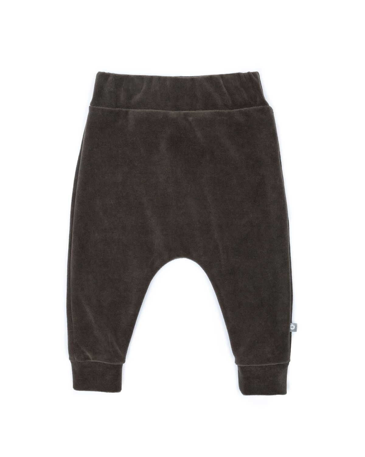 Velours-Hosen, Color: dark mole, Size: 74