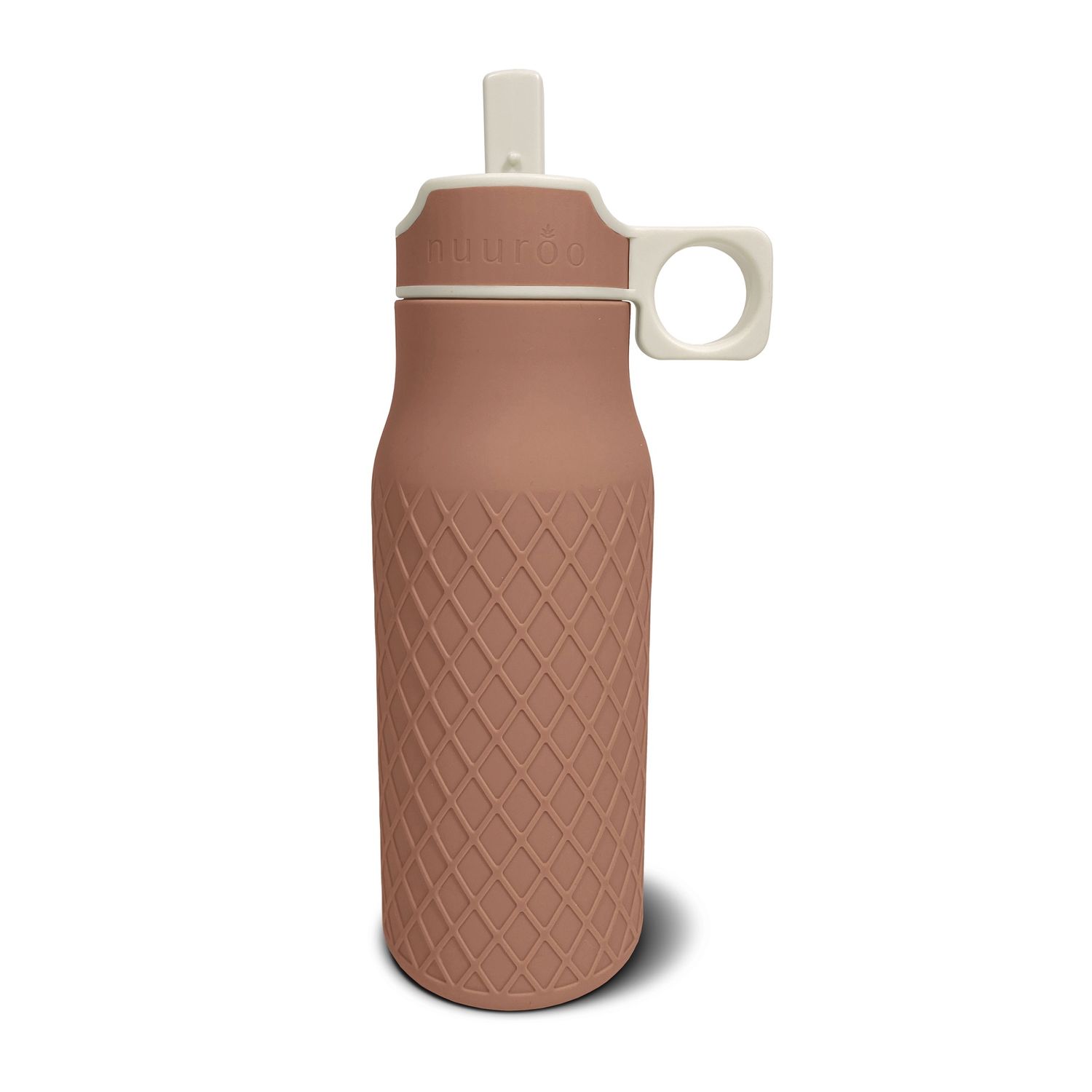 Isa Silikon Trinkflasche - 400 ml, Color: Chocolate malt