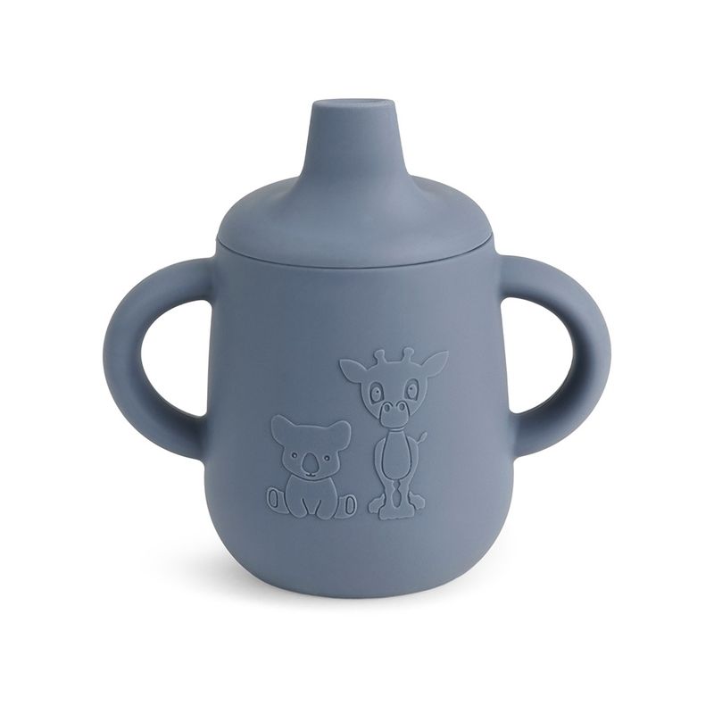 Aiko Silikonbecher mit Trinkdeckel