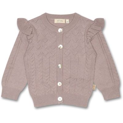 Cardigan Knit Pattern, Color: Rose Fawn, Size: 62