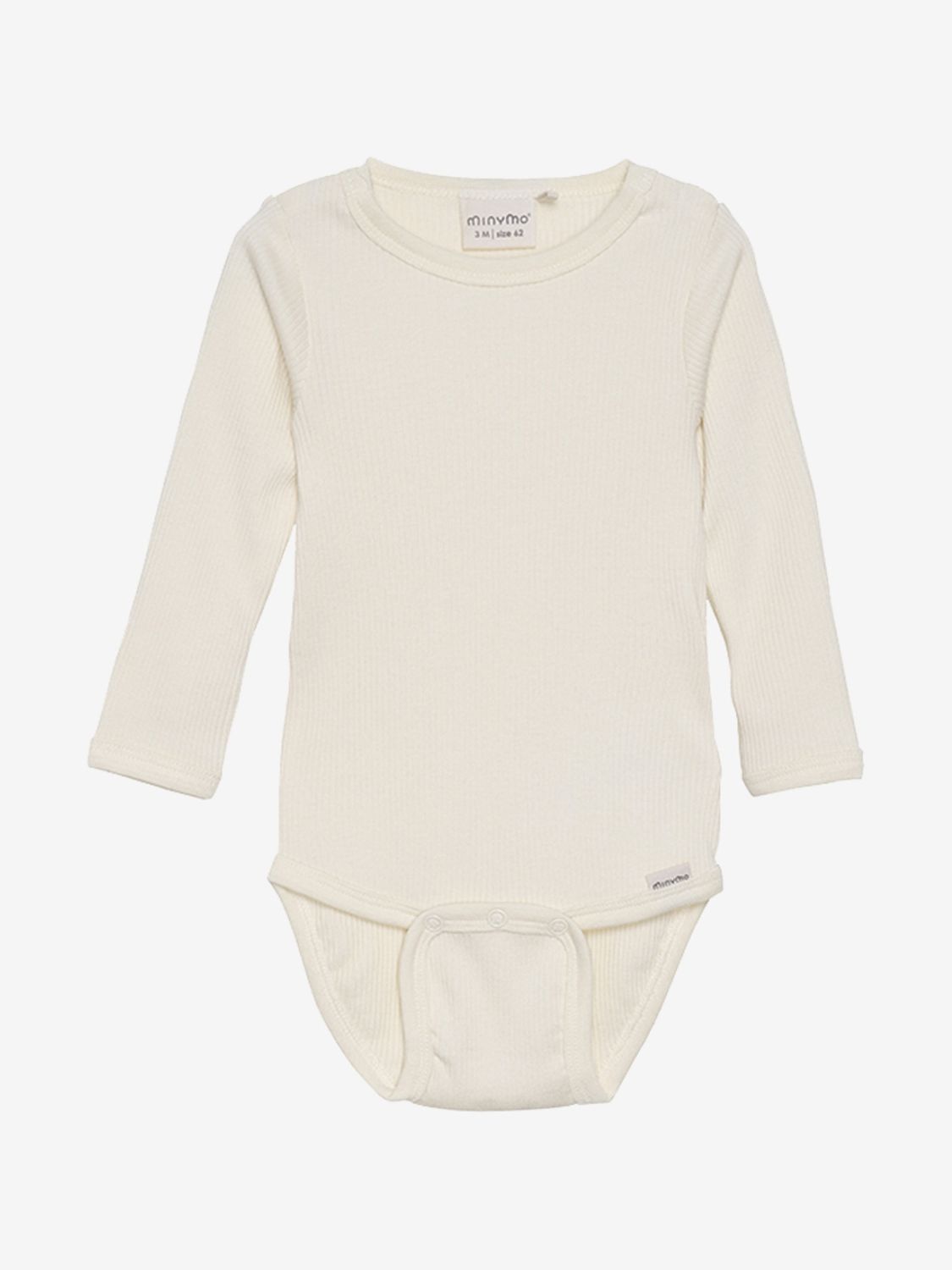 Body LS Rib, Color: Seedpearl, Size: 50