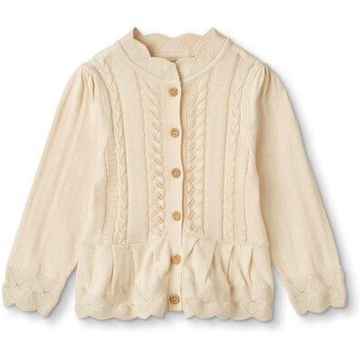 Oma LS Cardigan, Color: SANDSHELL, Size: 18M/86