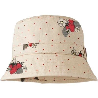 Kota Bucket Hat, Color: SANDSHELL/HIGH RISK RED STRAWBERRY, Size: ONESIZE 2-5 YRS