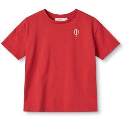 Sommer Balloon T-Shirt, Color: HIGH RISK RED, Size: 2Y/92