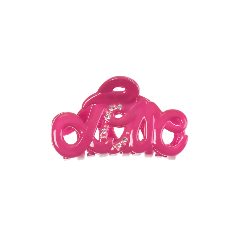 Haarklammer klein - Pink Fuchsia Swarovski