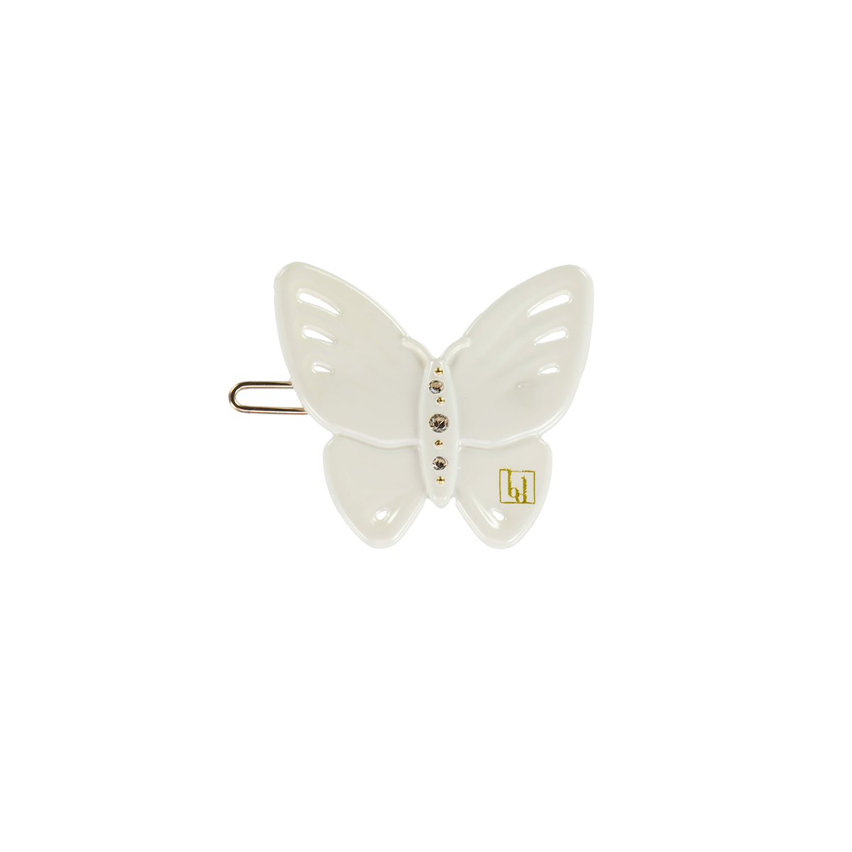 Haarklemme - Butterfly, Color: off white