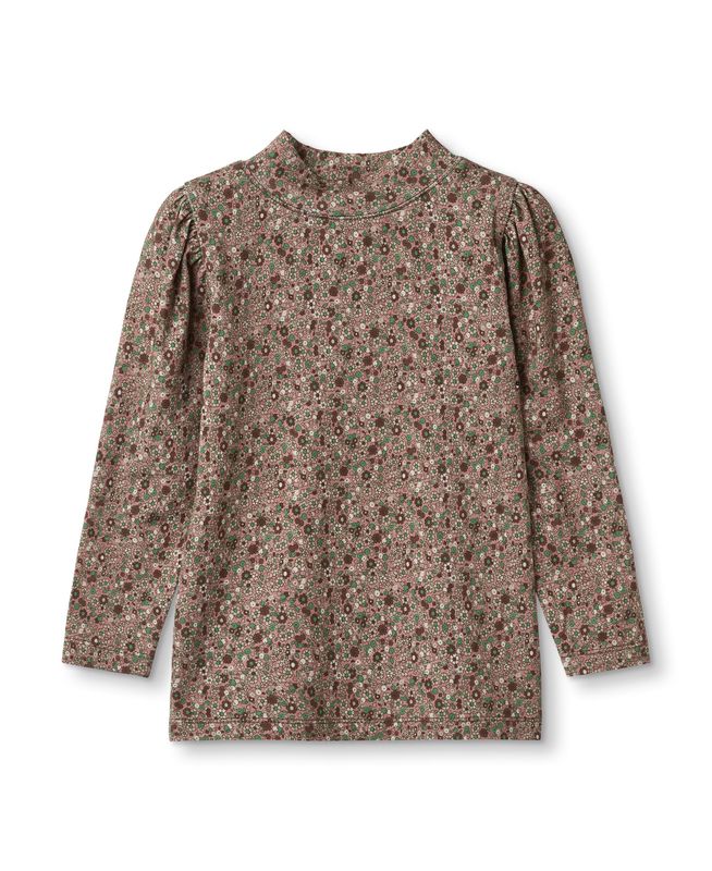 Kelly Puffärmel Bluse Blumen