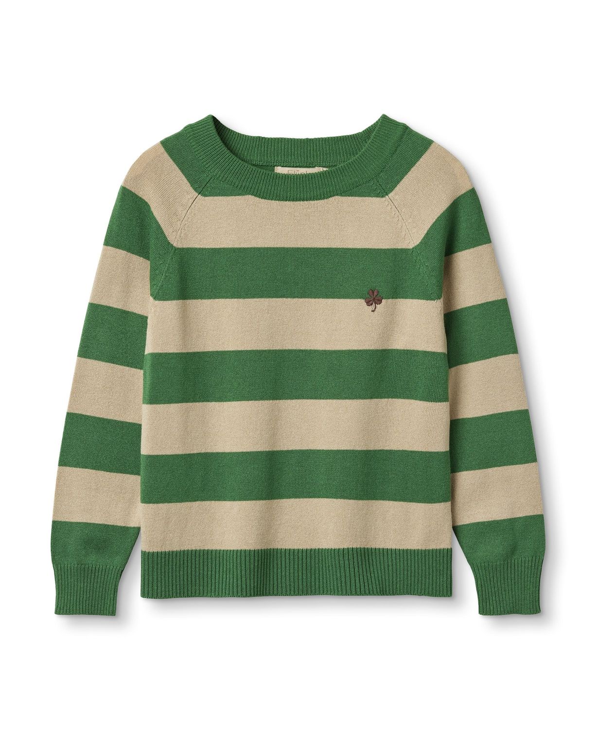 Favo Clover Pullover Kleeblatt, Color: AMAZON STRIPE, Size: 3Y/98