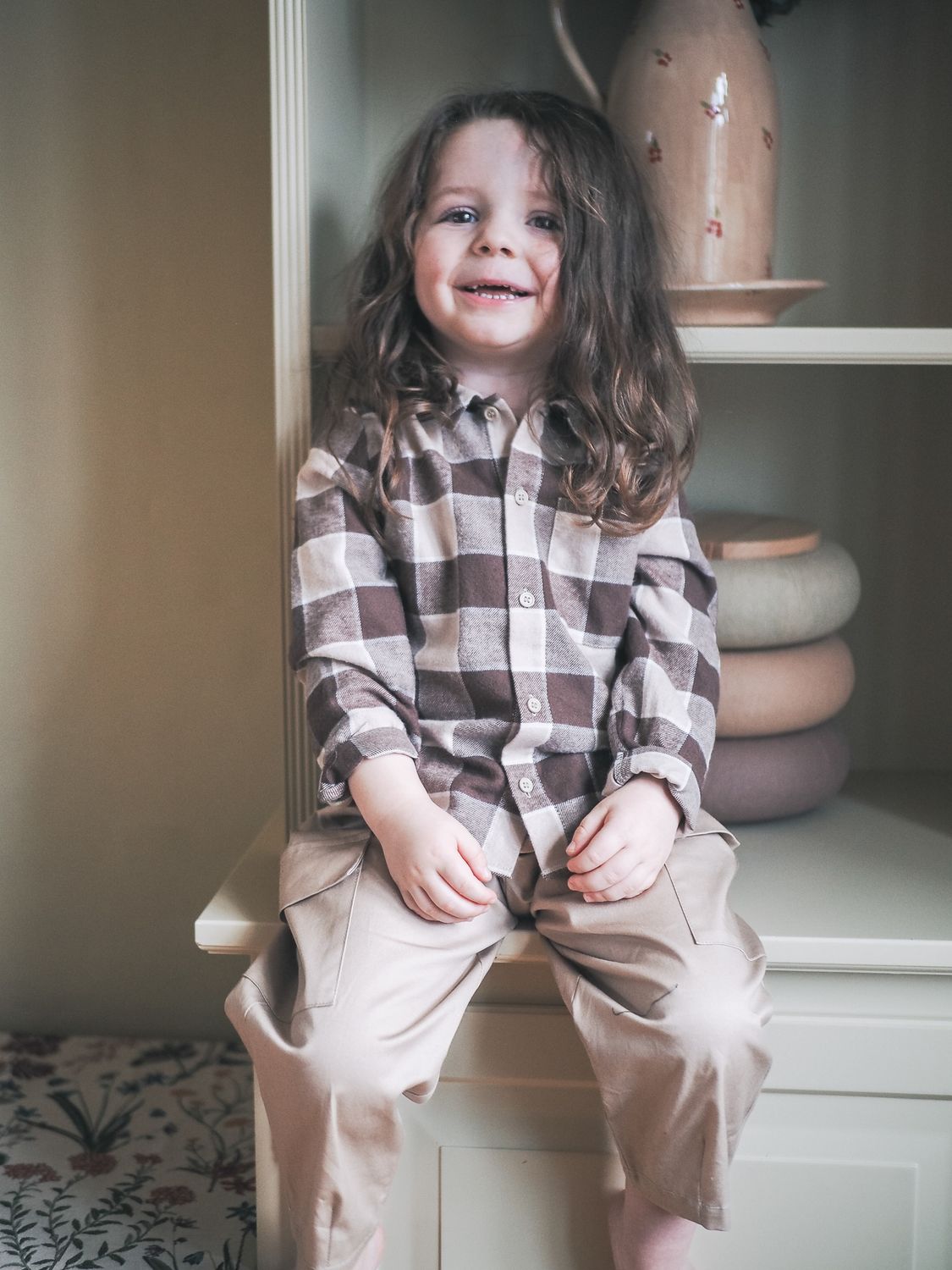 Karl Johan Cargohose Humus, Size: 2Y/92