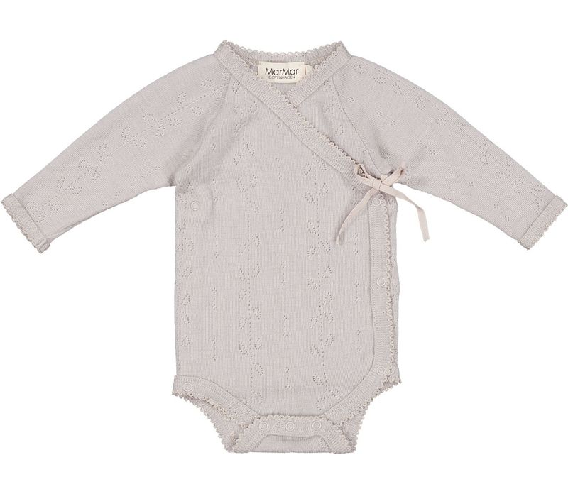 Wickelbody  Wolle Pointelle Belita