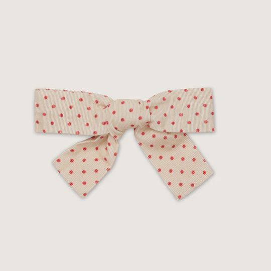 Haarschleife, Color: red dot, Size: ONS