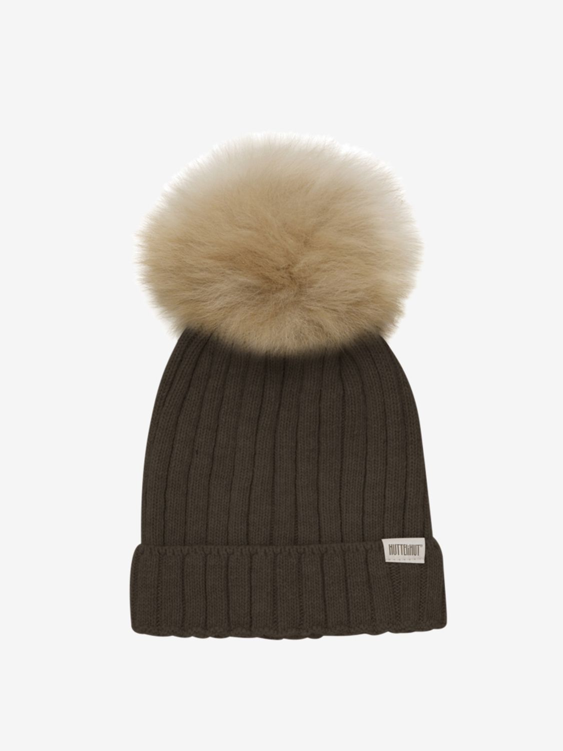 Mütze Braun mit Alpaka-Bommel, Size: 53\4-6Y