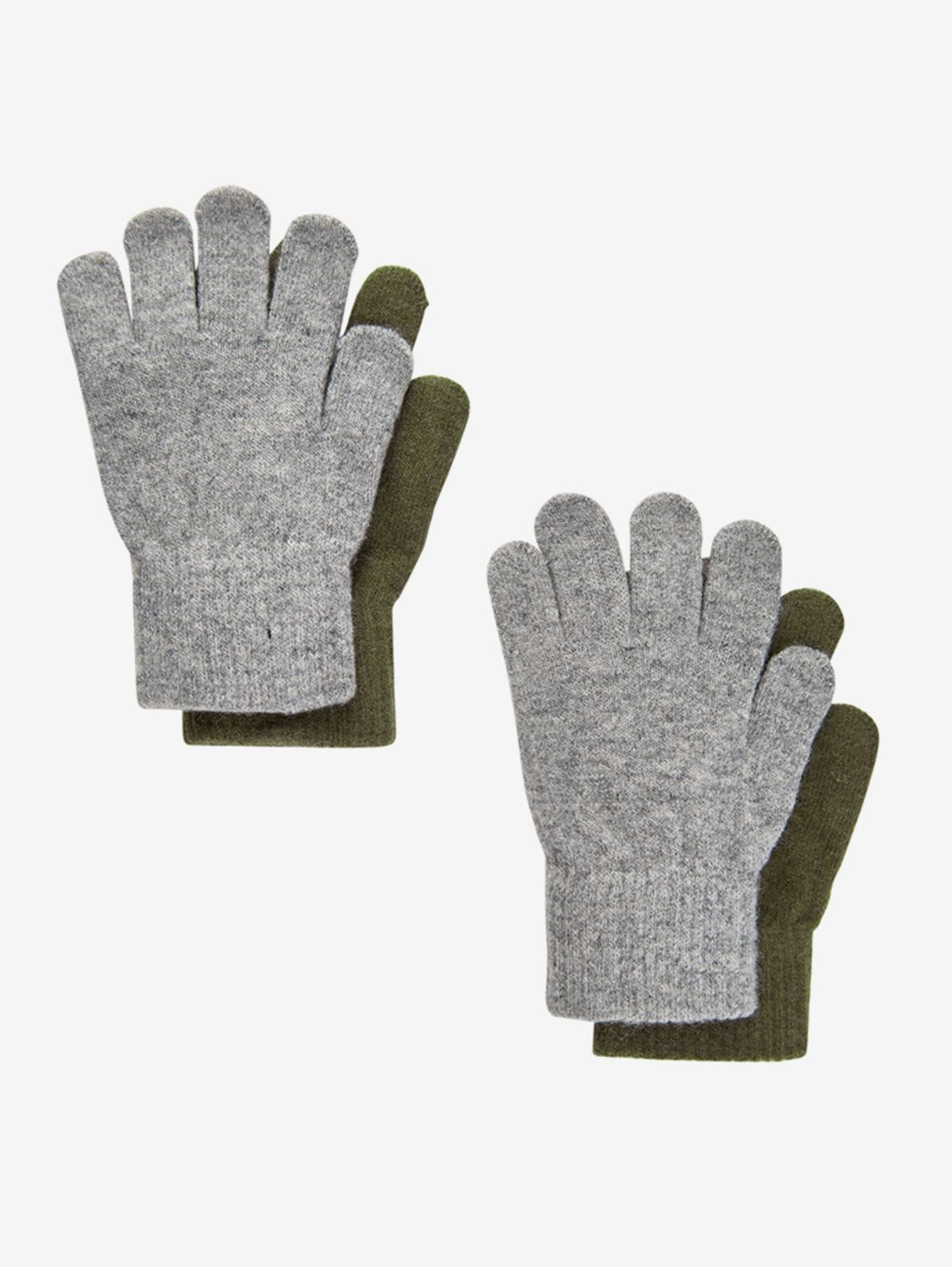 Magic Handschuhe 2er-Pack, Color: Military Olive, Size: 3\6 year