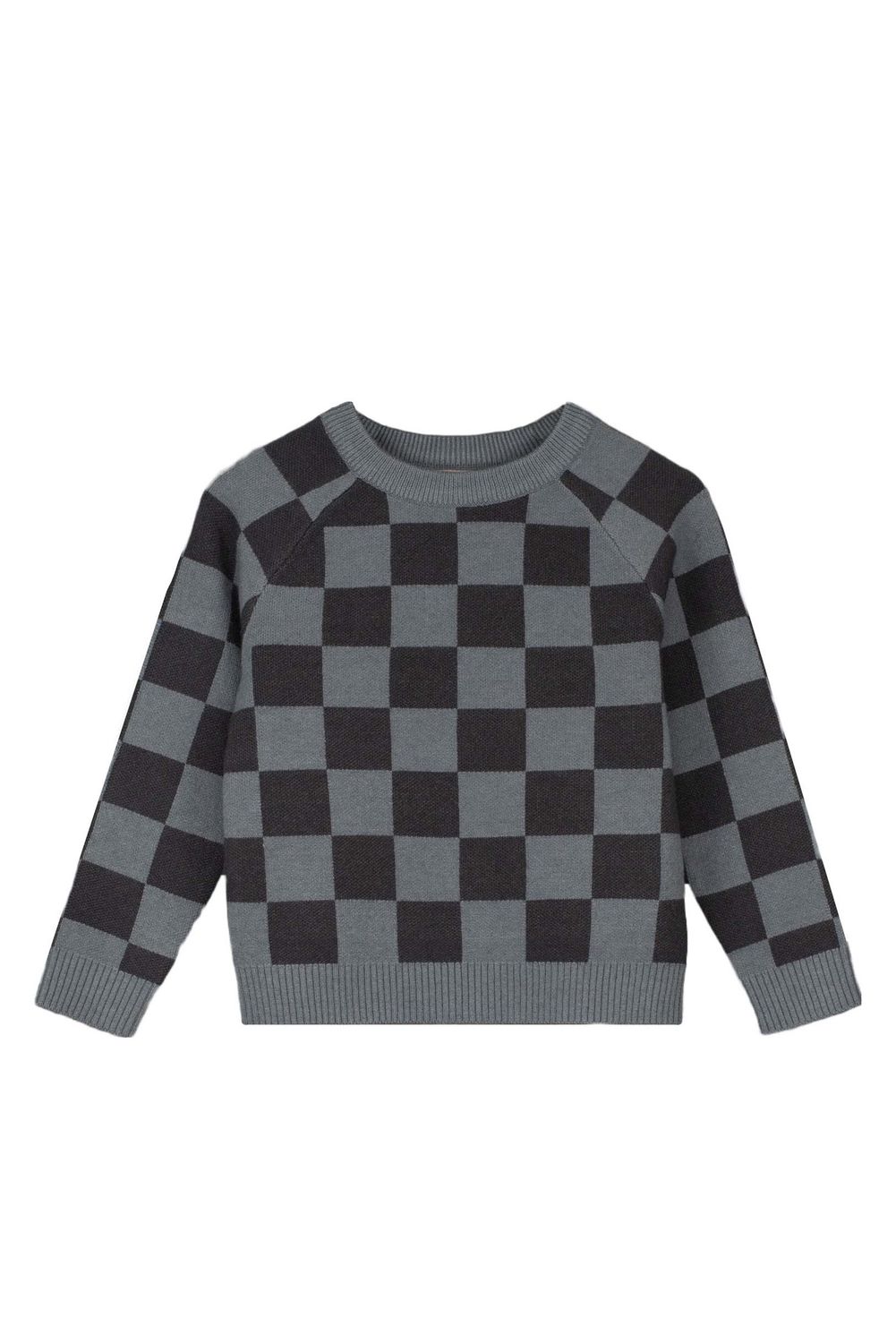 Alon Check Pullover, Color: MONUMENT, Size: 6M/68