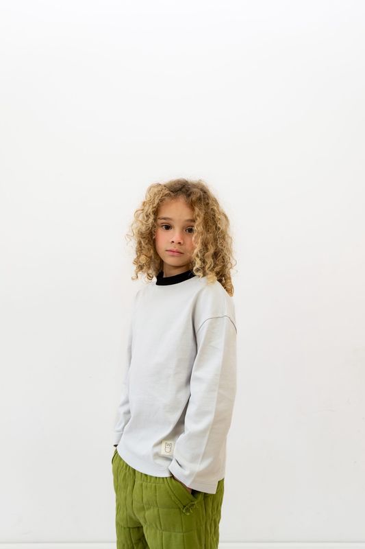 Raking Chair Langarm Shirt Hellgrau
