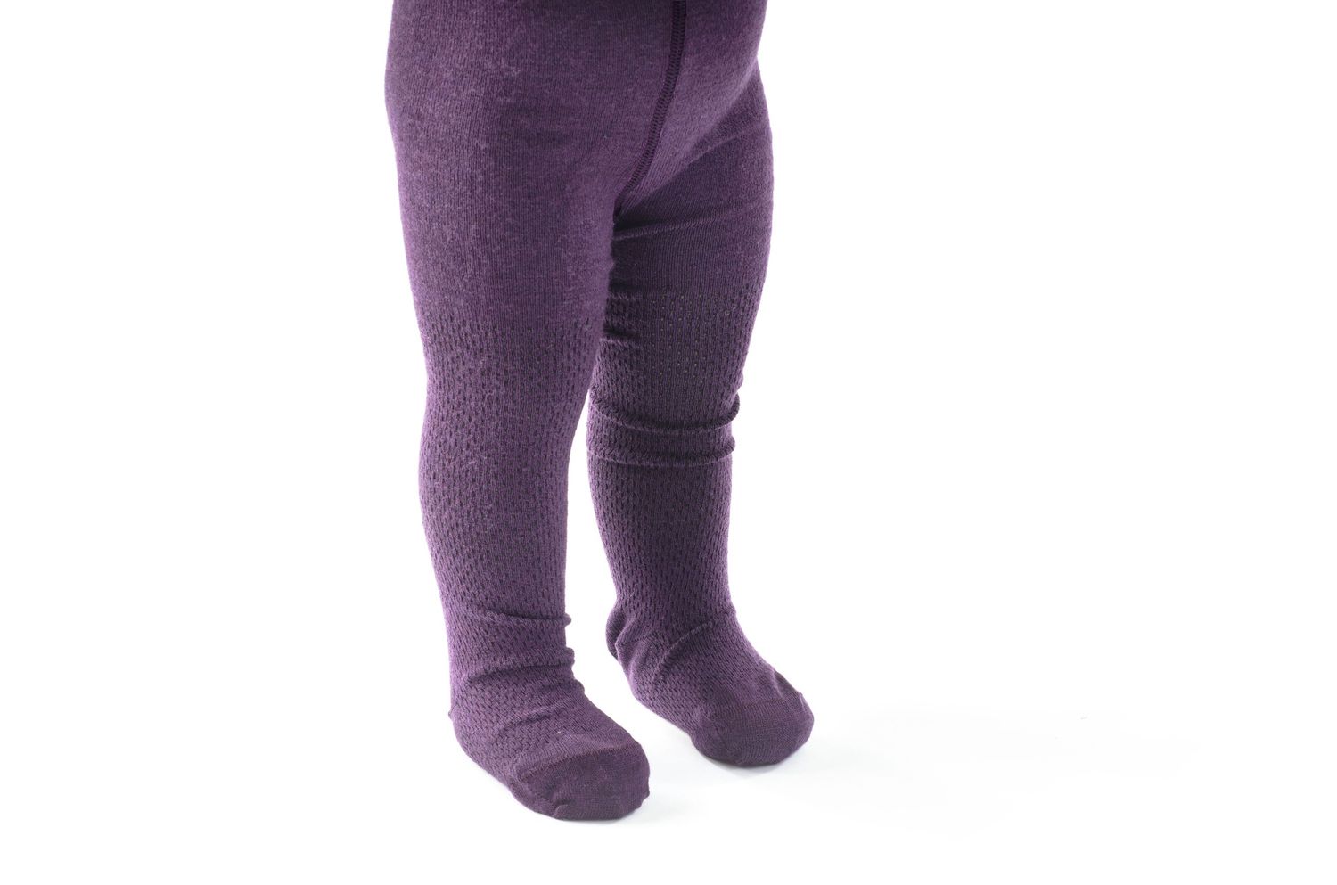 Wollstrumfhosen, Color: aubergine, Size: 60