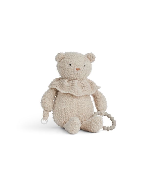 Niedlicher Aktivitätsbär, Merino Wolle Naturdenim