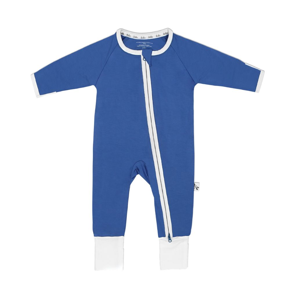 Bambus Strampler Navy, Size: 6-12m