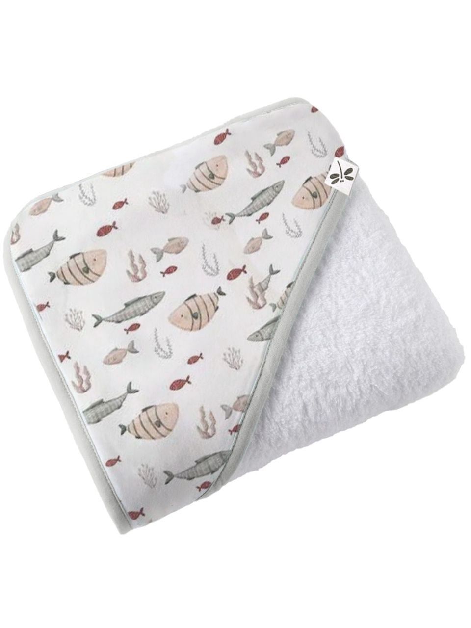 Handtuch &amp; Spucktuch Bambus Fisch