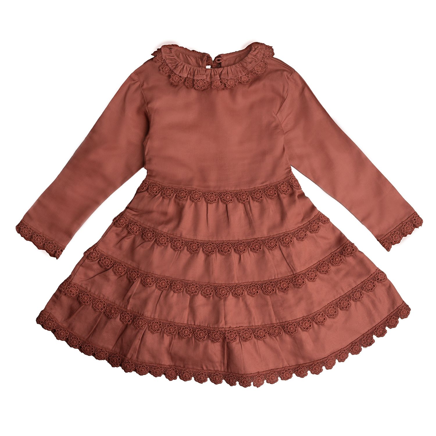 Dagmar Kleid, Color: rust red, Size: 92