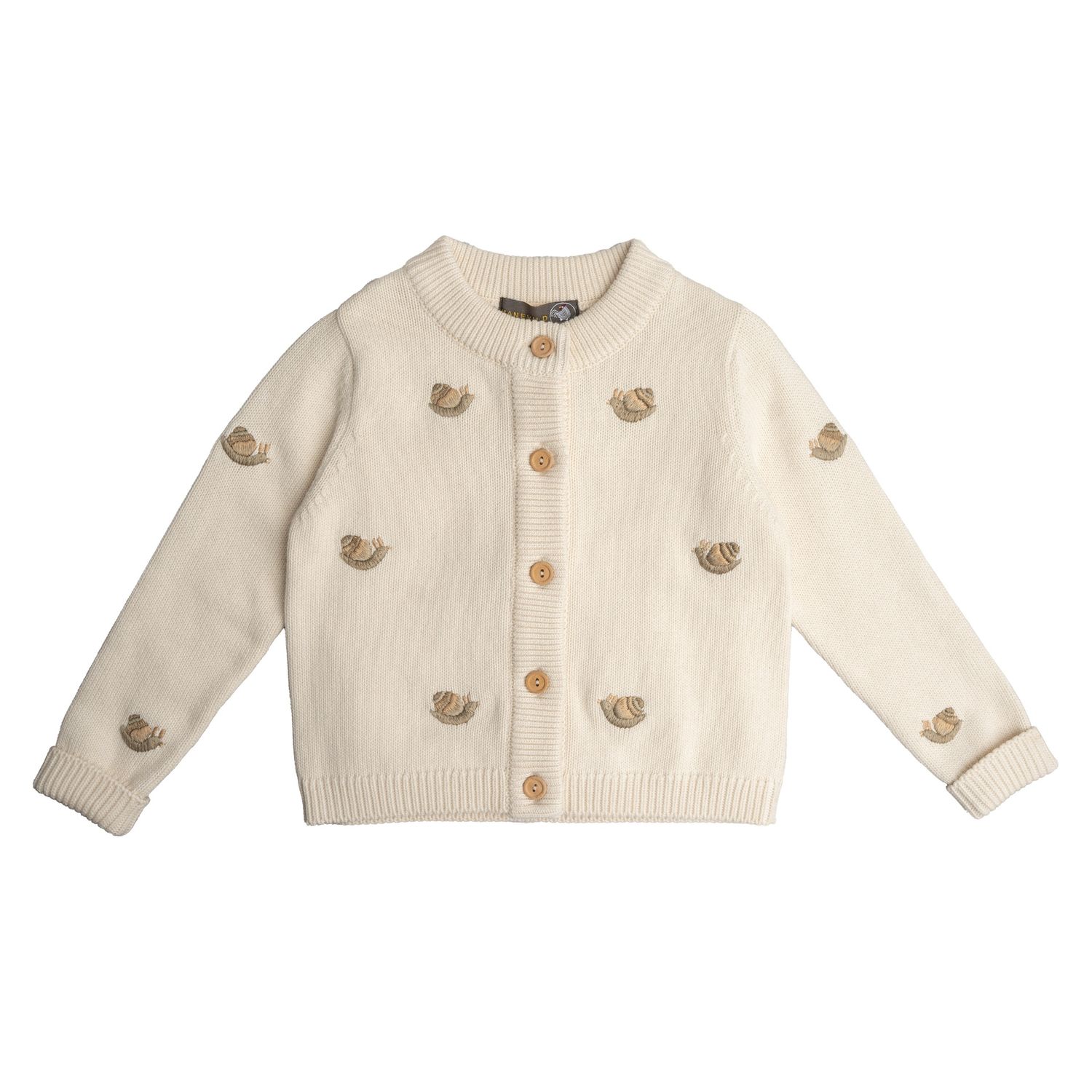 Arthur Cardigan, Color: cream white, Size: 86