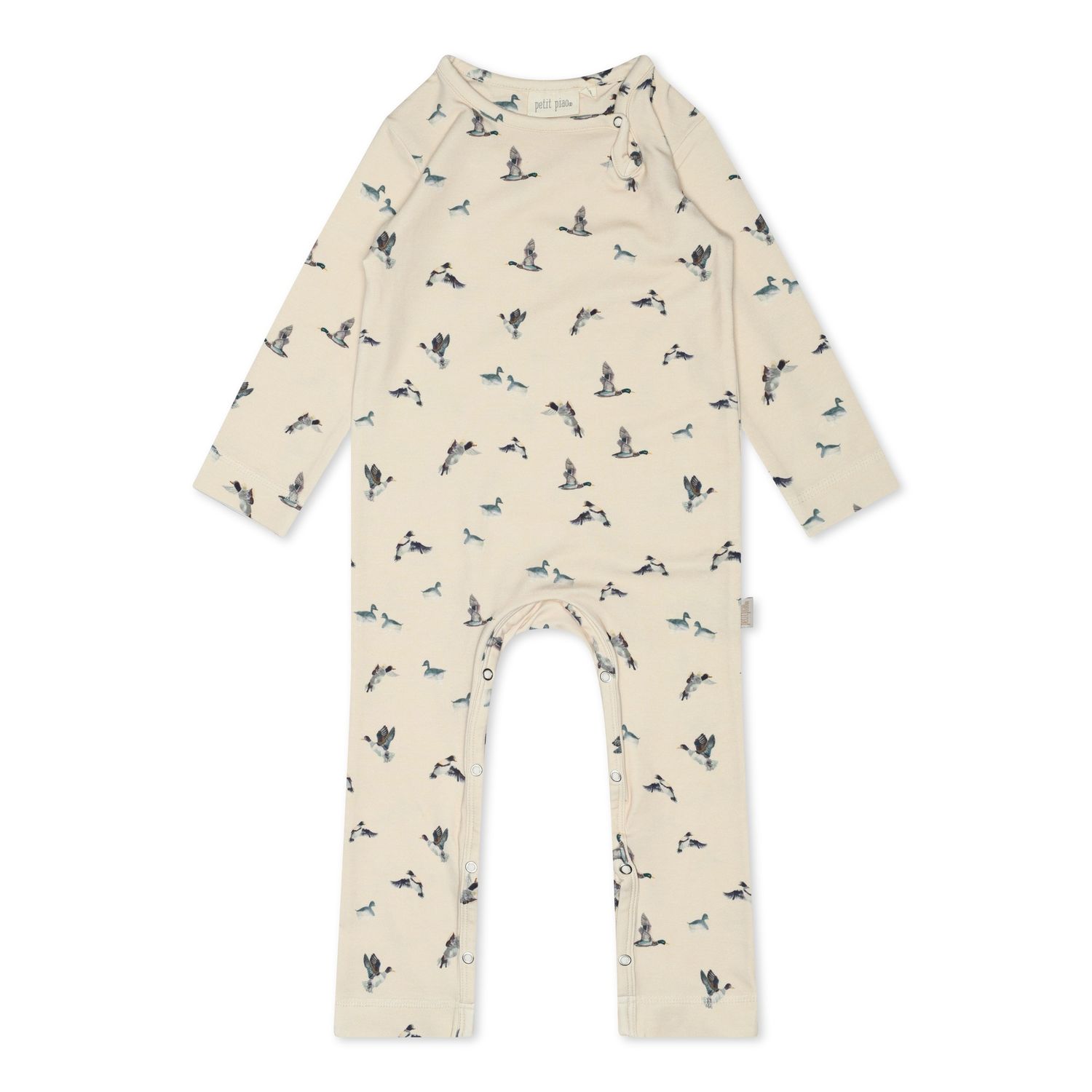 Strampler Langarm Druck, Color: Duck AOP, Size: 68 cm
