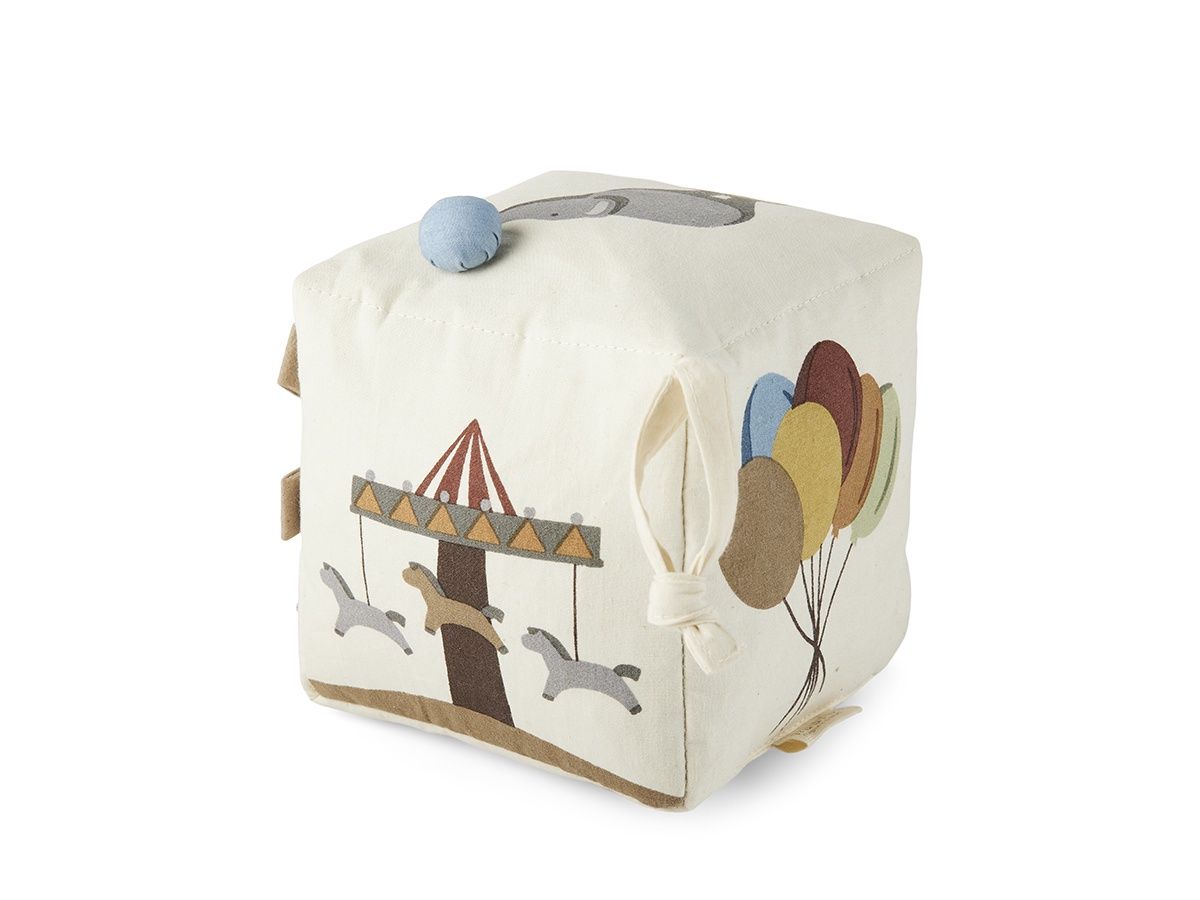 Jasmin Stoffwürfel, Color: Creme - Circus