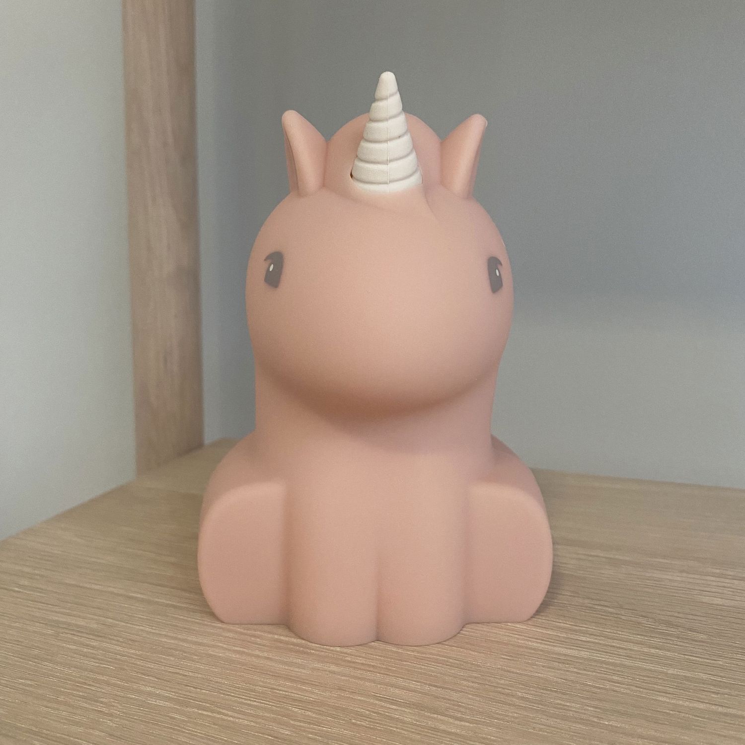 Sol Silikon Lampe Unicorn, Color: Rose