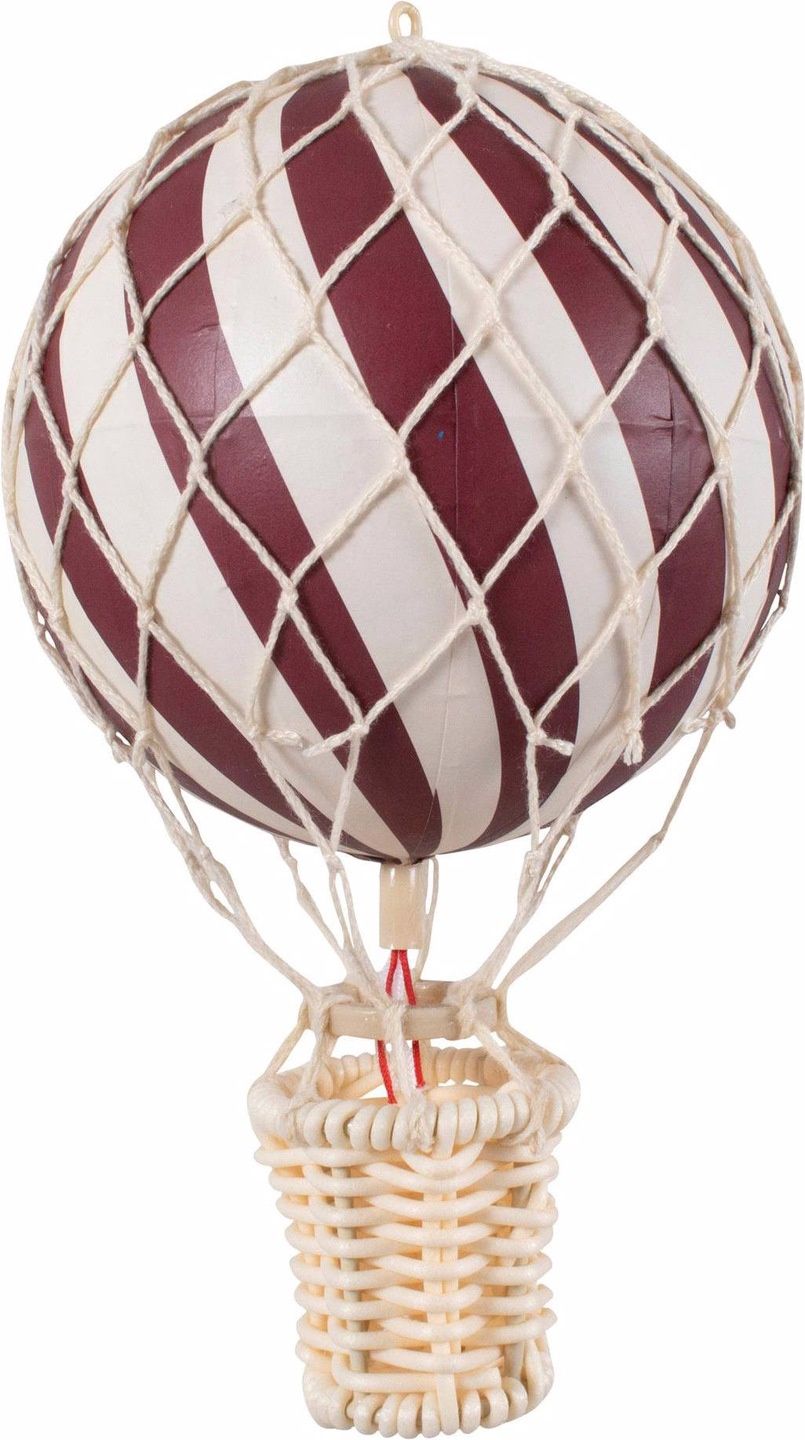 Heissluftballon -10 cm Deeply red
