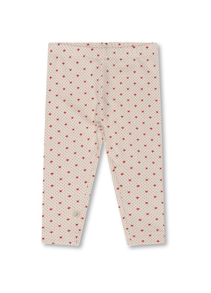 Elois Leggings Lots of love red, Size: 62cm - 3M