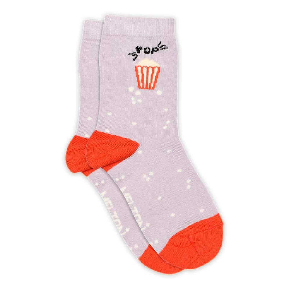 Popcorn Socken Cloud Lilac, Size: 23/26