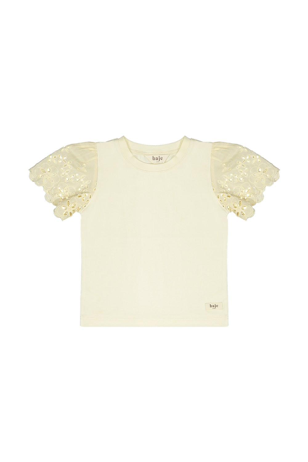 Loule T-Shirt, Color: Creme Oat, Size: 86/92