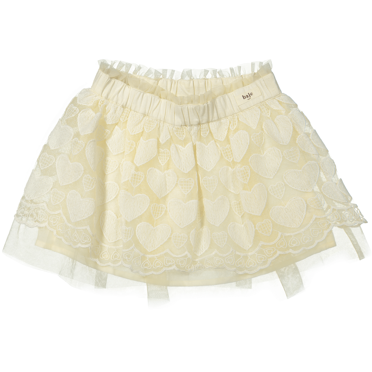 Alvide Tüllrock, Color: Cream Oat, Size: 86/92