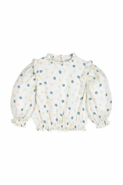 Mia Muslin Blumen Bluse, Size: 8Y
